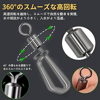 たこ購入ページ Amazon | KASELIN タコ エギ スナップ 釣り 蛸 ダブル スナップ